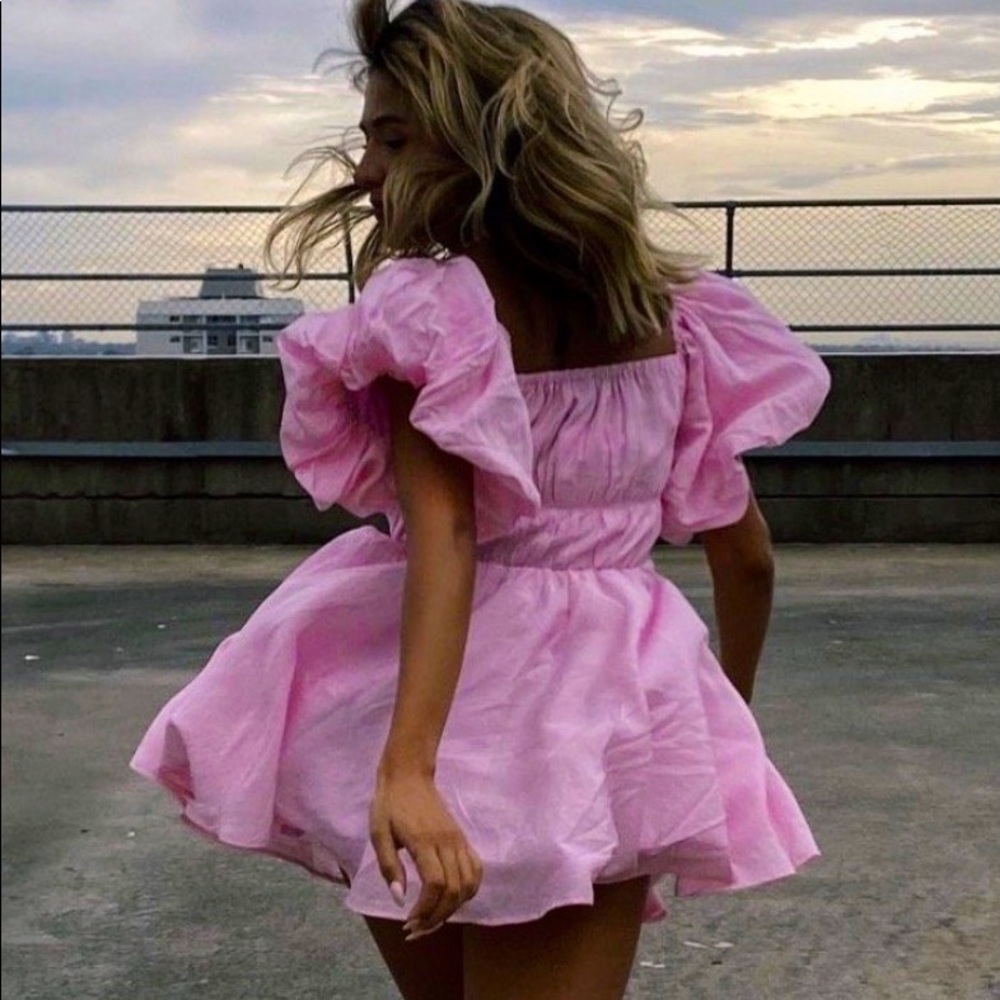 Bubblegum Pink Mini Dress